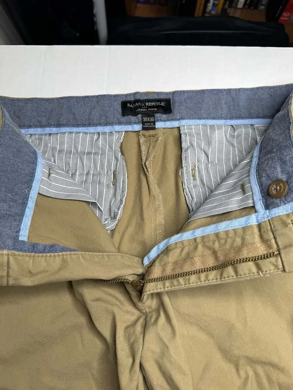Banana Republic Mason Chino Size 30x30 Khaki Tan Pants
